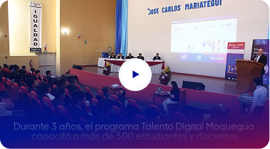 Conoce más acerca de nuestro programa Talento Digital