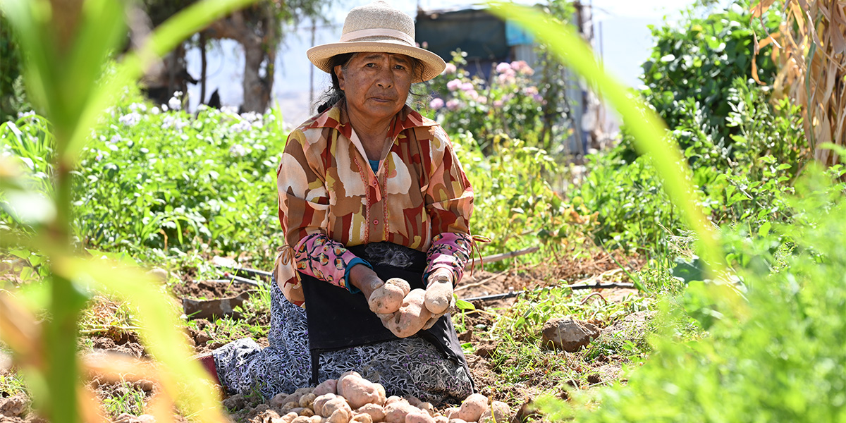 A farmer woman