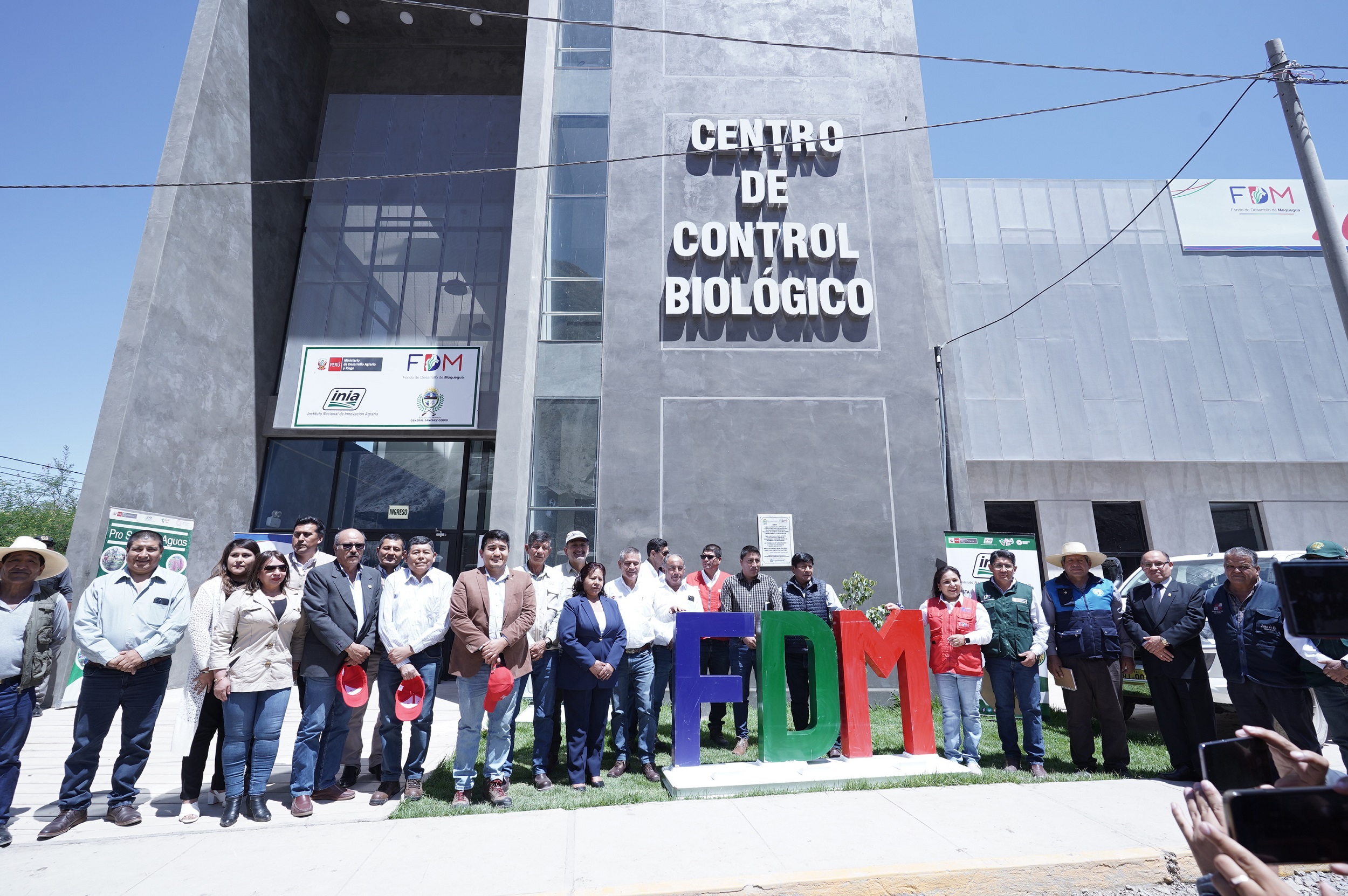 Centro de Control Biológico más moderno del sur se inauguró en
Omate