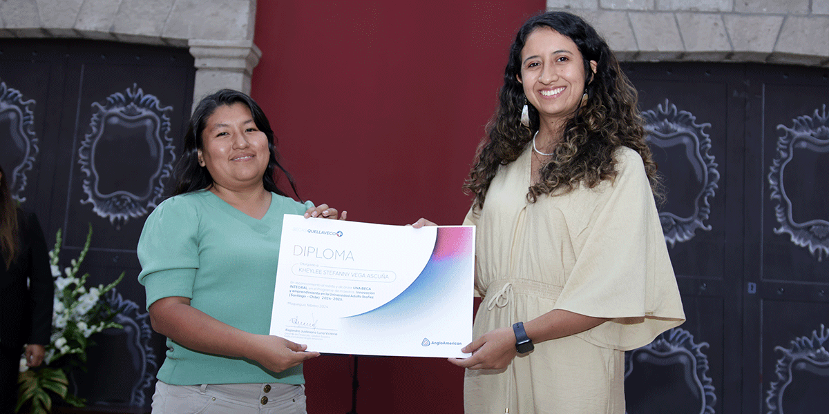 Becas Quellaveco+: dos moqueguanos estudiarán en la Universidad Adolfo Ibáñez de Chile