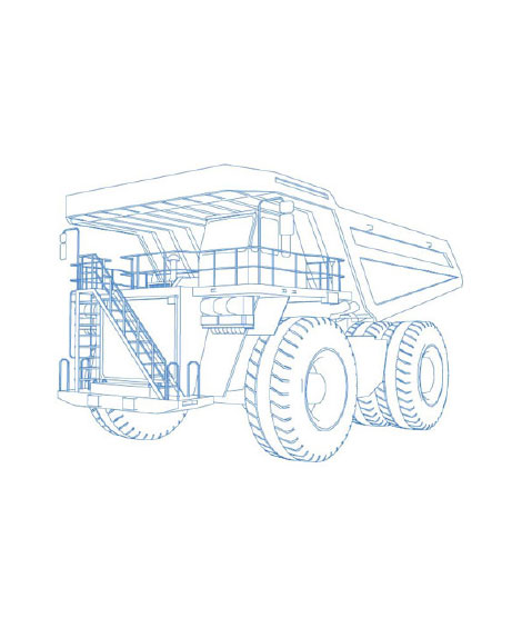 Sketch of monster truck